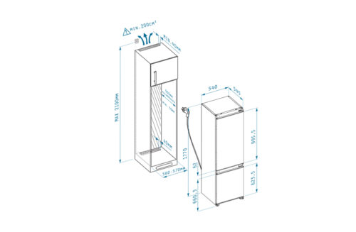 Tủ lạnh âm tủ PYRAMIS – FREEZER BBI177 5 tu lanh am tu pyramis freezer bbi177 3