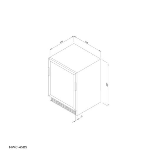 Tủ Rượu Malloca MWC-45BS 4 tu ruou malloca mwc 22s 6