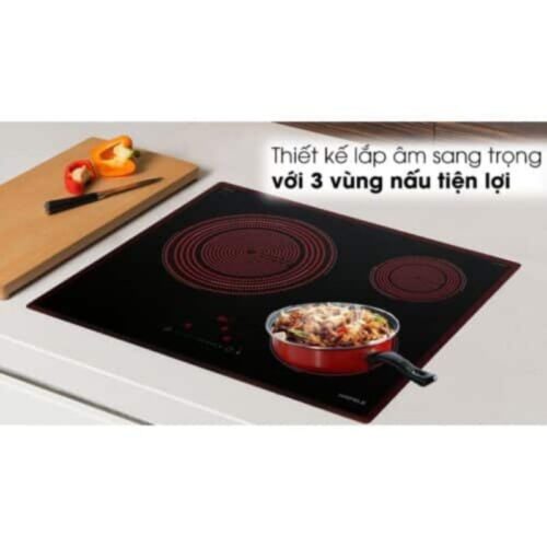 Bếp điện 3 vùng nấu Hafele HC-R603D 536.01.901 1 anh thuc te bep dien 3 vung nau hafele hc r603d 536 01 901