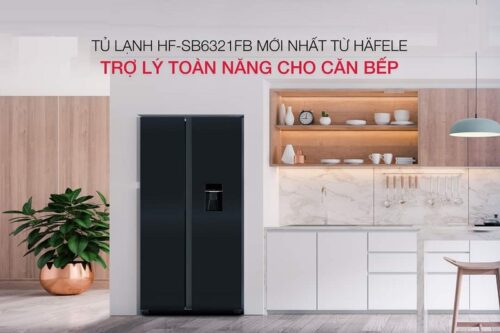 Tủ lạnh side by side Hafele HF-SB5321FB 534.14.021 2 Ảnh tủ lạnh side by side Hafele HF-SB5321FB 534.14.021
