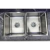 Chậu rửa bát inox 2 hố Hafele 567.24.140 1 chau rua bat inox 2 ho hafele 567.24.140
