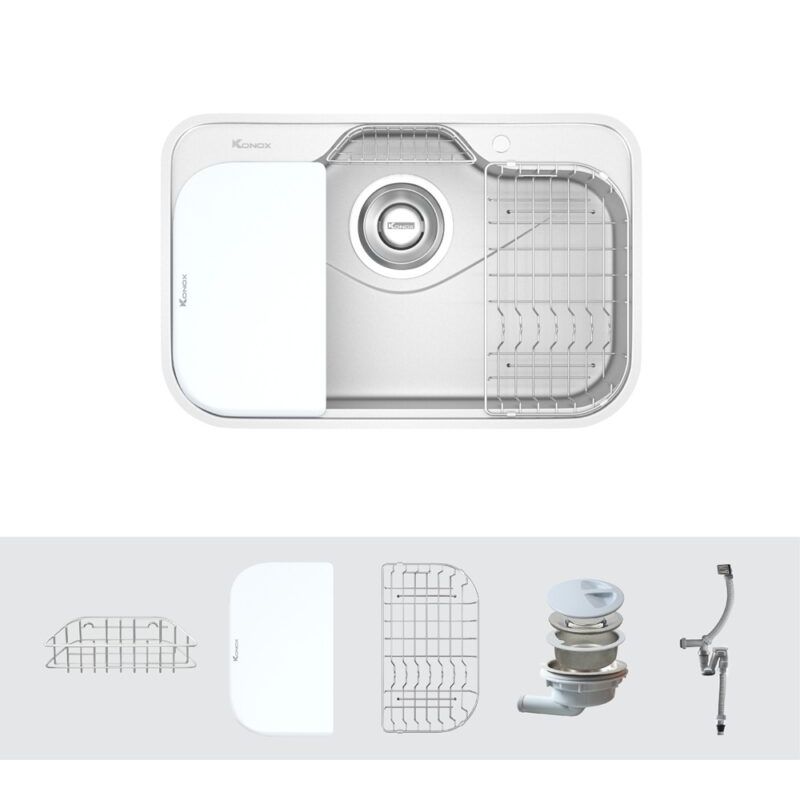 Phụ kiện chậu rửa bát Konox TARI 7851SM Phụ kiện chậu rửa bát Konox TARI 7851SM