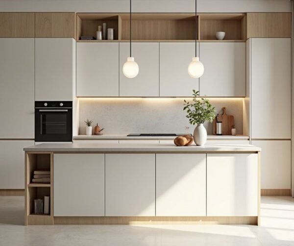 Tủ bếp chữ i là gì? Các loại tủ bếp chữ i 8 Tủ bếp chữ i bằng nhựa