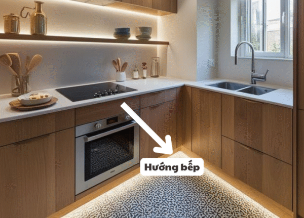 Tủ bếp chữ L có cửa sổ - Tối ưu ánh sáng, thoáng khí cho nhà ở 2 Nguyên tắc sắp xếp tủ bếp chữ L có cửa sổ