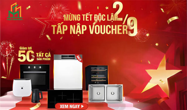 Nội thất Mộc Tinh Hoa giảm sâu tới 50% - Khuyến mãi “bùng nổ” mừng Quốc khánh 2/9 1 banner noi that moc tinh hoa 2 9