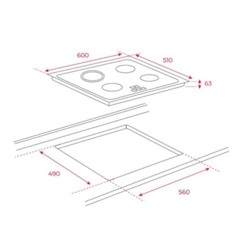 Bếp điện vitroceramic Teka TZ 6415 40239040 3 kich thuoc bep dien vitroceramic teka tz 6415 40239040