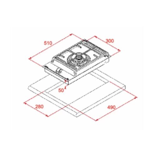 Bếp gas Teka Cocina GZC 31339 XBD BK 112570181 5 kich thuoc bep ga teka cocina gzc 31339 xbd bk 112570181