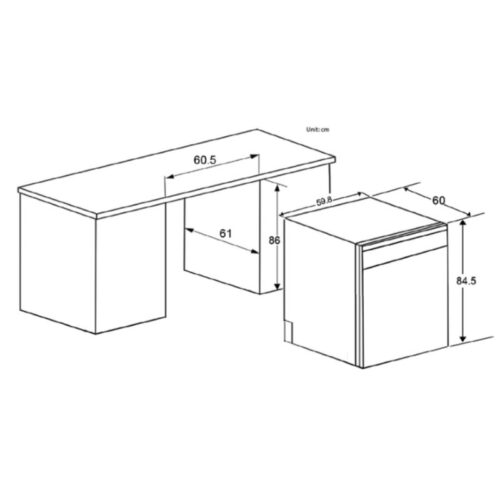 Máy rửa bát Spelier SP 16DWKT/S 4 kich thuoc may rua bat spelier sp 16dwkts