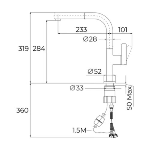 Vòi chậu nóng lạnh Teka OVAL 938 116020020 4 kich thuoc voi chau nong lanh teka oval 938 116020020