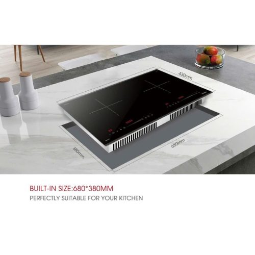 Bếp 2 từ Hafele HC-I7365B 536.61.365 5 mat kinh bep tu hafele hc i7365b 536 61 365 2 vung nau