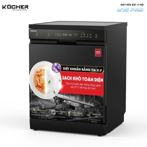 Máy rửa bát Kocher X15B PRO 3 anh may rua bat kcher x15b pro