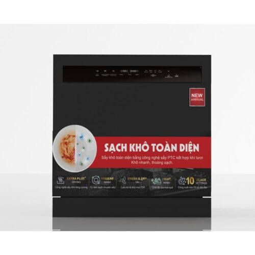 Máy rửa bát Kocher X10PRO 3 anh thuc te may rua bat kocher x10pro