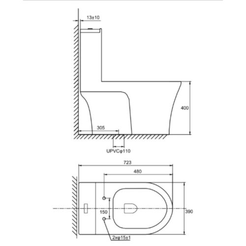 kich thuoc bon cau mot khoi hafele 588 82 438