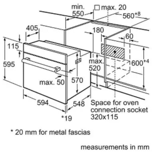Lò nướng âm tủ Bosch HBF512BS1T 66L 3 kich thuoc lo nuong am tu bosch hbf512bs1t seri 2