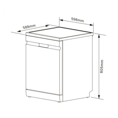 Máy rửa bát Kocher X15S 4 kich thuoc may rua bat kocher x15s