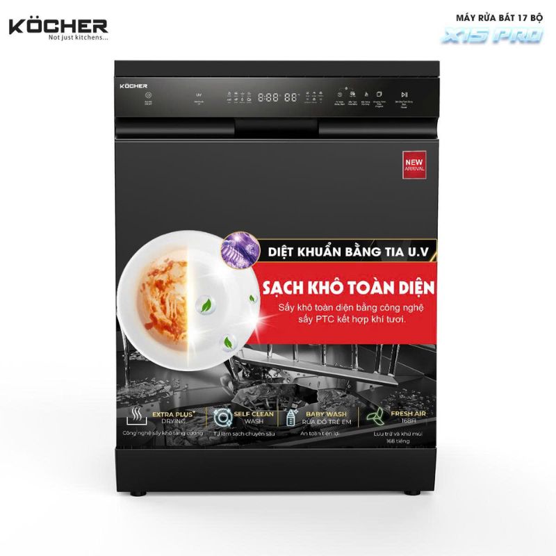 Máy rửa bát Kocher X15B PRO Máy rửa bát Kocher X15B PRO