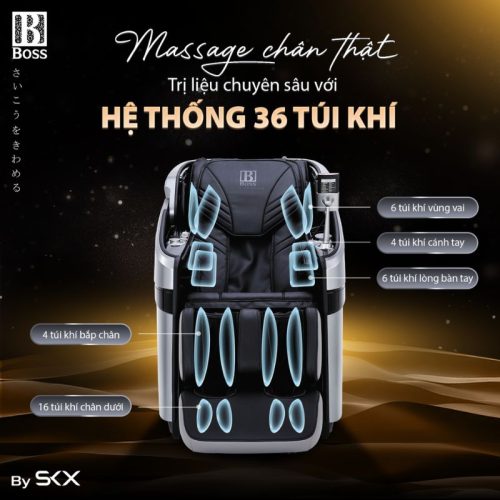 Ghế massage Boss MCB-909 2 anh ghe massage boss mcb 909