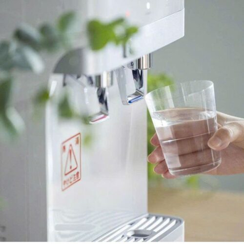 Máy lọc nước nóng lạnh Cleansui CWMF-500E 2 anh may loc nuoc nong lanh cleansui cwmf 500e