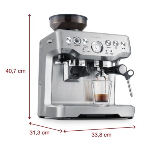 Máy pha cà phê Breville BES870XL 5 kich thuoc may pha ca phe breville bes870xl