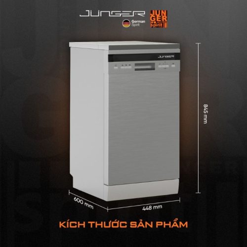 Máy rửa bát độc lập Junger DWJ-450 5 kich thuoc may rua bat doc lap junger dwj 450