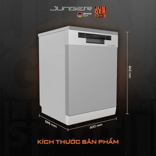 Máy rửa bát độc lập Junger DWJ-600 5 kich thuoc may rua bat doc lap junger dwj 600 2