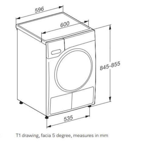 Máy sấy Miele TWD640WP EcoSpeed&9kg 4 kich thuoc may say miele twd640wp ecospeed9kg
