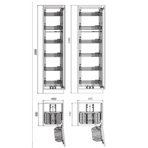 Tủ khô nan dẹt GrandX SUS304 Cánh Mở XPR.600S 2 kich thuoc tu kho nan det grandx sus304 canh mo xpr 600s