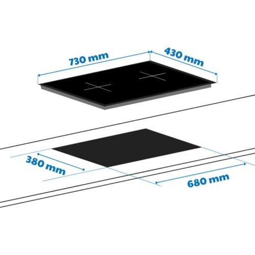 Bếp từ Kaff KF-IH870Z 4 lap dat bep tu kaff kf ih870z