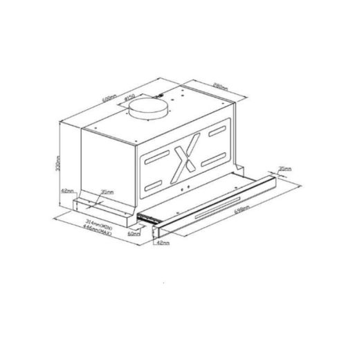 kich thuoc may hut mui am tu grandx gx h70f75b