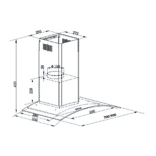 kich thuoc may hut mui kinh cong grandx gx h70c62