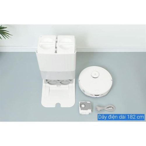 Robot hút bụi lau nhà Roborock Q Revo 5V1 - Trắng 3 day robot hut bui lau nha roborock q revo 5v1 trang