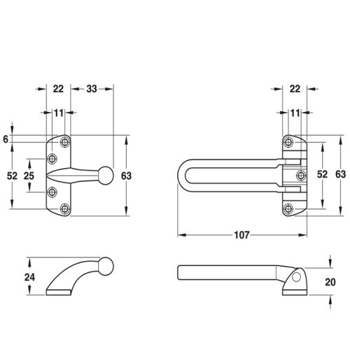 kich thuoc chot an toan hafele 911.59.152
