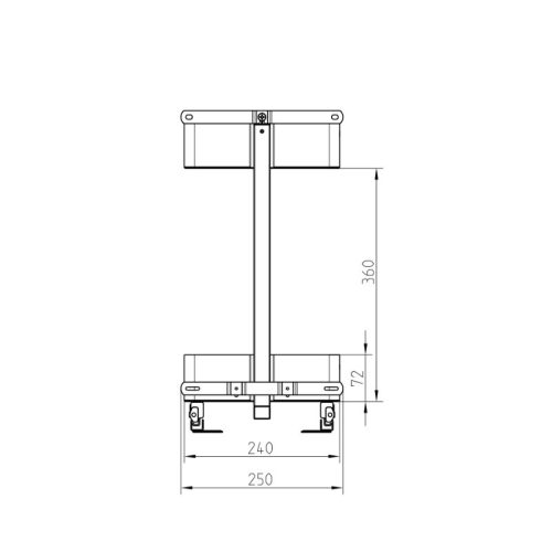 Lắp đặt kệ đựng gia vị Hafele 545.14.323