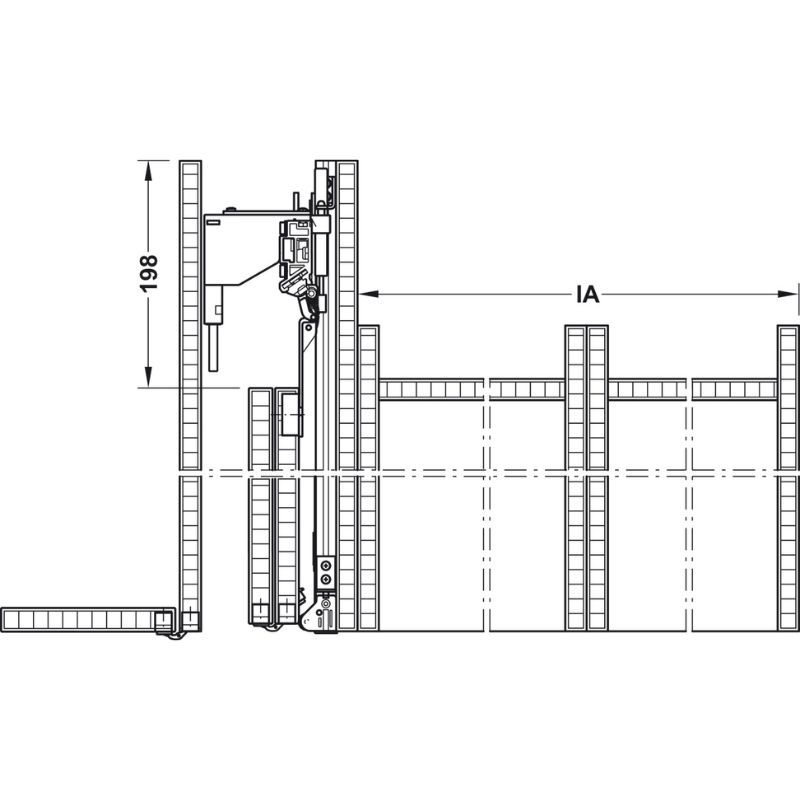 Ảnh cửa trượt xoay Hafele 408.45.013 Ảnh cửa trượt xoay Hafele 408.45.013