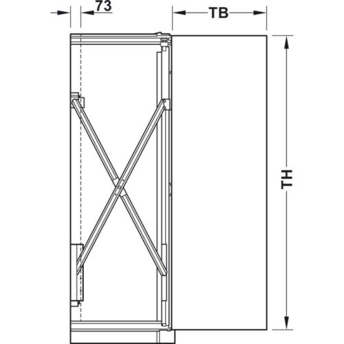Cửa trượt xoay Hafele 408.30.593 5 Ảnh cửa trượt xoay Hafele 408.30.593