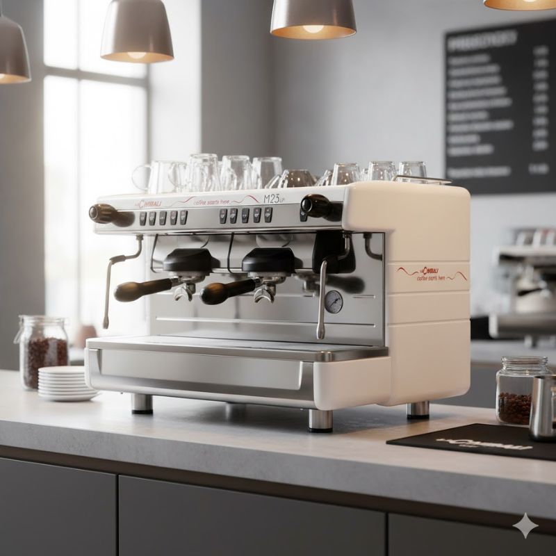 Ảnh máy pha cà phê Cimbali M23UP DT2 White Ảnh máy pha cà phê Cimbali M23UP DT2 White
