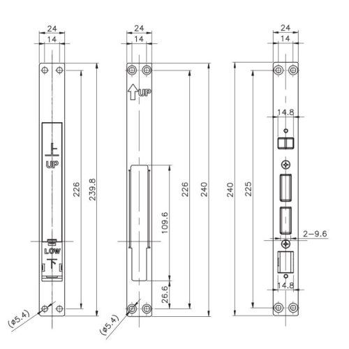 Khoan khóa điện tử Hafele 912.21.048