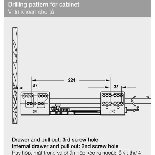 Khoan ray hộp âm Hafele 552.03.781
