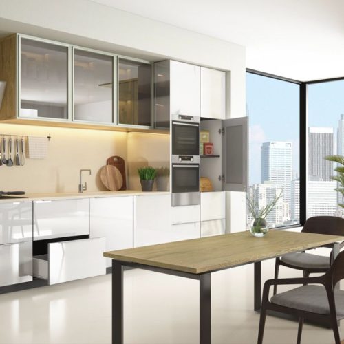 Khung nhôm Alusion H02 Hafele 563.58.943