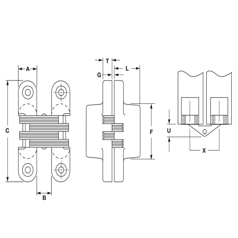 Kích thước Bản Lề Âm Cho Cửa Gỗ Dày Hafele 341.07.736 Kích thước Bản Lề Âm Cho Cửa Gỗ Dày Hafele 341.07.736