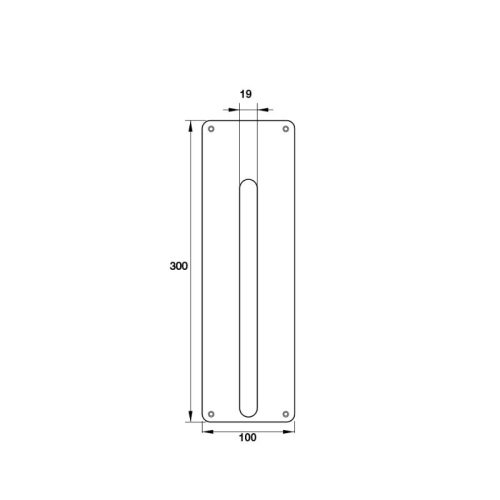 Bảng Kéo Cửa Pull Với Tay Nắm Hafele 987.11.203 3 Kích thước Bảng Kéo Cửa Pull Với Tay Nắm Hafele 987.11.203