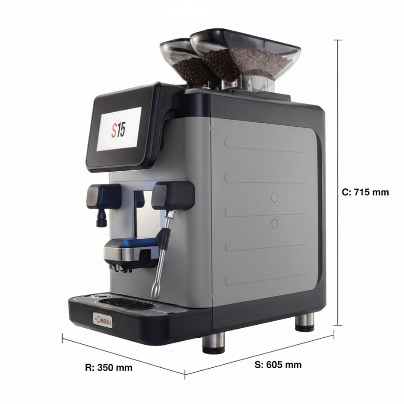 Kích thước máy pha cà phê Cimbali S15 CP10 MilkPs Kích thước máy pha cà phê Cimbali S15 CP10 MilkPs