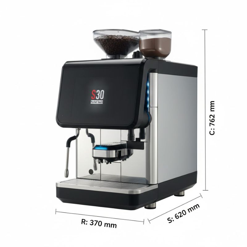 Kích thước máy pha cà phê Cimbali S30 CP10 H Kích thước máy pha cà phê Cimbali S30 CP10 H