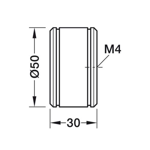 Kích thước Núm tay nắm Hafele 106.70.412