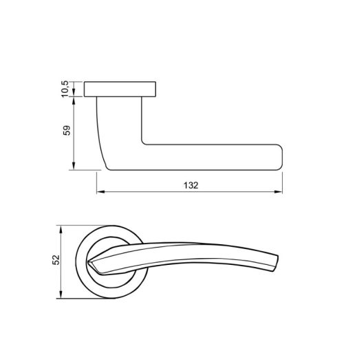 Tay nắm Hafele 901.99.926 5 Kích thước Tay nắm Hafele 901.99.926