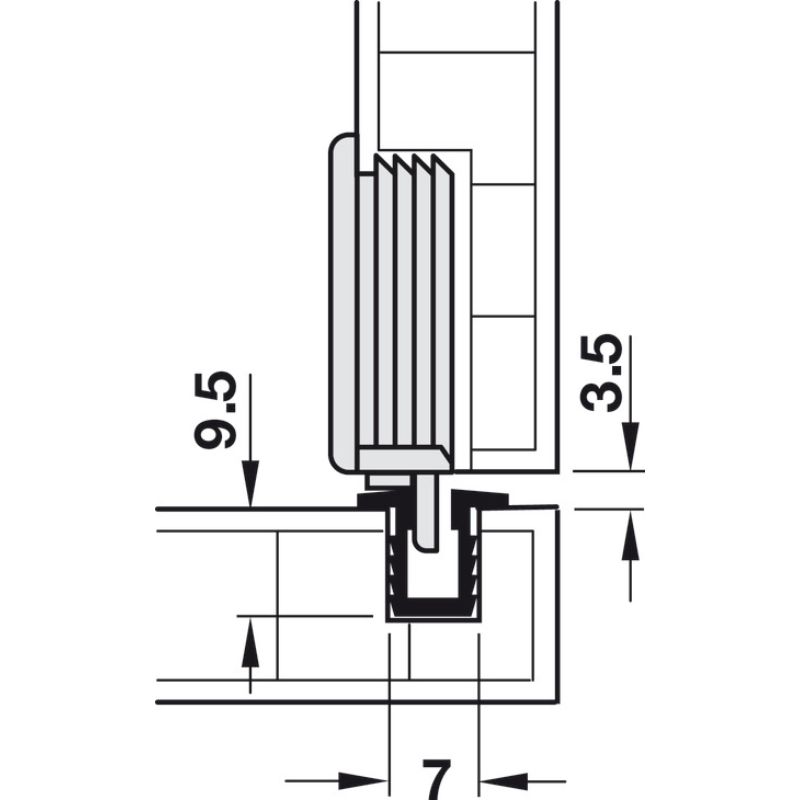 Lắp đặt bánh xe dẫn hướng Hafele 402.21.200 Lắp đặt bánh xe dẫn hướng Hafele 402.21.200