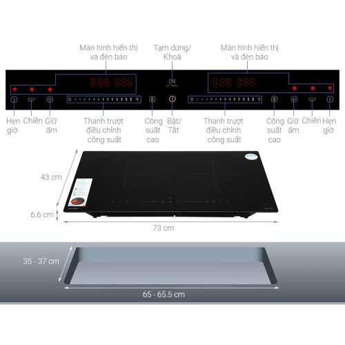 Lắp đặt bếp từ Comfee CIH-40DHE