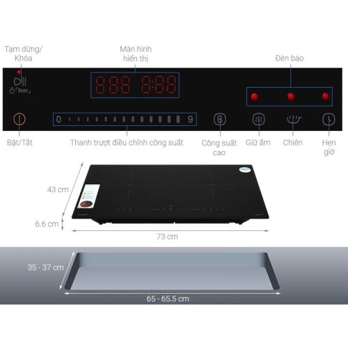 Lắp đặt bếp từ Comfee CIH-44DIL