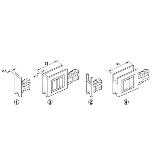 Phụ kiên cửa trượt kính Hafele 402.32.032 5 Lắp đặt phụ kiên cửa trượt kính Hafele 402.32.032