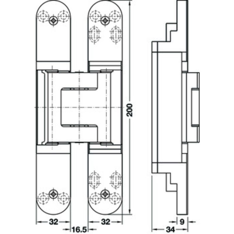 Lắp đặt bản lề âm TE540 3D, SC Hafele 924.17.223 Lắp đặt bản lề âm TE540 3D, SC Hafele 924.17.223